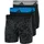 Active Flex Cotton Schwarz/Grau/Blau M