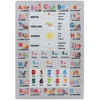 Ayyildiz Play Kinderteppich 80 x 120 cm Grau
