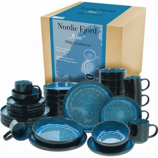 CreaTable Nordic Fjord Kombiservice 30-tlg. blau
