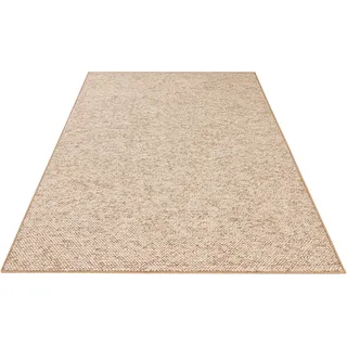 Teppich HANSE HOME "Wolly 2" Teppiche Gr. B/L: 160 cm x 240 cm, 12 mm, 1 St., beige (beige, braun) Esszimmerteppiche Flachgewebe, Skandi, Woll-Optik, Esszimmer, Wohnzimmer, Flur