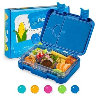 Klarstein Frischhaltedose schmatzfatz junior Lunchbox, Kunststoff blau