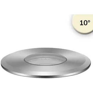 ISOLED Bodeneinbaustrahler Edelstahl Ø 5,5 cm IP67 12-24V 3W warmweiß