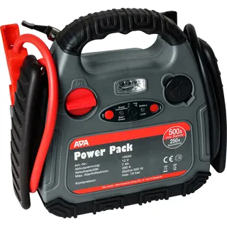 Apa Powerpack 16540 Starthilfestrom (12 V)=250 A 12 V-Ausgang 1x, Kompressor,