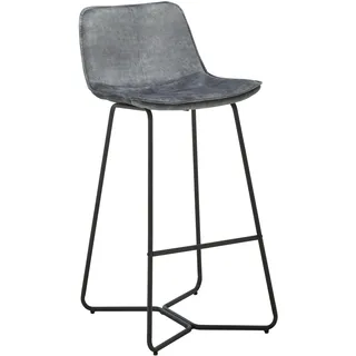 Bessagi Home Barhocker Nery 48 x 103,2 x 57 cm Grau