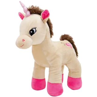 JoyToy Joy Toy 121104 - Einhorn stehend - weicher Samtplüsch, 32 cm,
