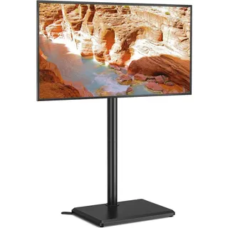 TVON TV Ständer für 32-55 Zoll Fernseher höhenverstellbar schwenkbar Max. VESA 400x400 mm bis 40 kg - Schwarz