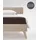 Jersey 90 x 200 - 100 x 220 cm dunkelbraun
