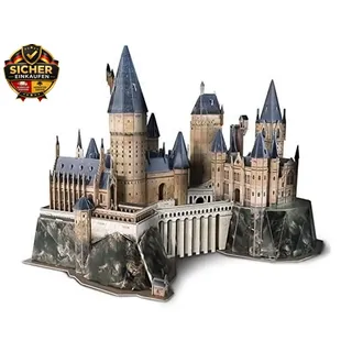 CubicFun | Harry Potter Hogwarts Schloss | Bauspiel | 3D Puzzle | 197 Teile |