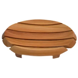 Tokoindah in Handarbeit gefertigte Seifenschale aus Holz - Natürliche Seifenablage mit effektivem Wasserablauf - Nachhaltige Badaccessoires in ver...