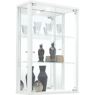 fif Möbel Vitrine OPTIMA 56 x 25,2 x 82 cm Weiß