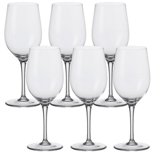 LEONARDO Rotweinglas Rotweinglas 6er Set 430 ml CIAO+, Glas weiß