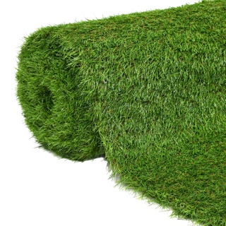 Tidyard Kunstrasen UV-beständig Rasenteppich Fertigrasen Grasteppich Kunstrasenteppich für Terrasse Garten Balkon 1x5 m/ 30 mm Grün