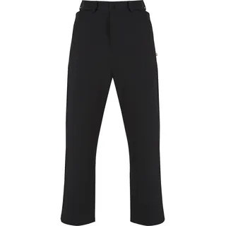 Stoffhose ANOTHER COTTON LAB "Another Cotton Lab Another Cotton Lab Another Dad Trousers", Herren, Gr. S, US-Größen, schwarz, 97% Polyester, 3% Elasthan, unifarben, normal, Hosen Stoffhose