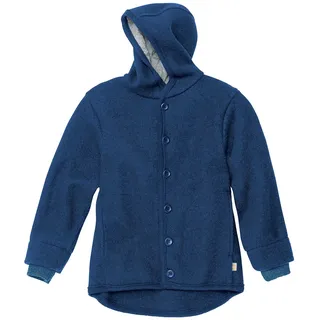 Disana WALK-JACKE, 100% Bio-Merinowolle GOTS, IVN Best | mit Kapuze | Baby Kleinkind Kind Unisex | Made in Germany - 110-116