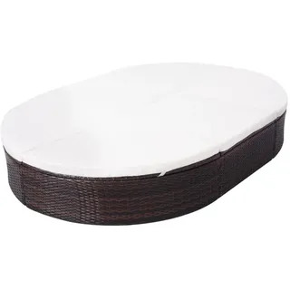 vidaXL Sonnenliege 72 x 71 x 41 cm Braun