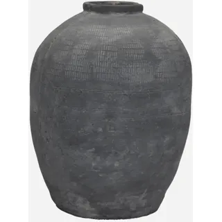House Doctor Vase Rustik, Beton, Höhe 47 cm, ∅ 37 cm