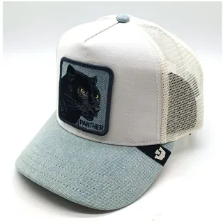 Goorin Bros. Trucker Cap Denim Panther grau/weiß One Size