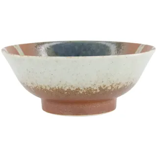 Tokyo Design Japanische Porzellan Ramen Schale AKA-CHA SUISHO, braun, 1,25 l