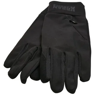 URBAN CLASSICS Logo Cuff Performance Gloves Schwarz S/M