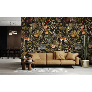 Marburg Smart Art Gallery Fototapete (B x H: 2,12 x 2,7 m, Vlies, Schwarzer Hintergrund)