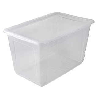 Keeeper Aufbewahrungsbox Clearbox Bea 52 Liter, mit Deckel, Kunststoff, 59 x 39 x 35 cm