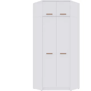 marmex möbel Eckschrank GRANT 0 x 0 x 0 cm Weiß