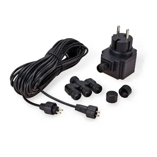 CLGarden LED Ring Starterset 3er Starter Set Kit für Springbrunnen Beleuchtung Quellstein Trafo Netzteil