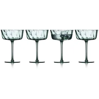 Lyngby Glas Champagner-Schale, Vienna in Grün | Gr.: onesize