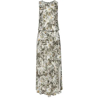 VIVANCE Maxikleid Grün/Creme bedruckt 38
