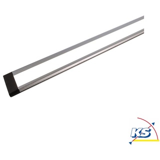 KapegoLED Möbelleuchte, Mia III, Silber / Schwarz gefrostet, neutralweiß D-687073
