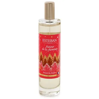 Esteban - Raumspray Duftspray – Raumduft - 75ml - Lufterfrischer Spray für Wohnung & WC, Room Spray mit Bio-Alkohol - langanhaltende Frische - Recycelbares Glas - Teakholz & Tonka