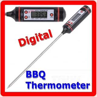 Bratenthermometer Fleisch Küchen Thermometer Digital Backofen Steinbackofen Bat.