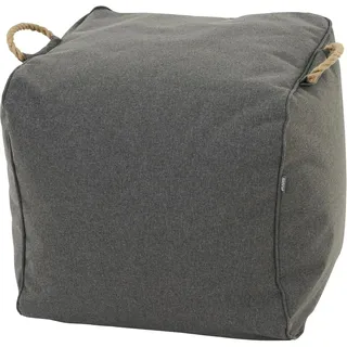 Siena Garden Sitzhocker Integral Polyester 46 x 48 x 46 cm Grau