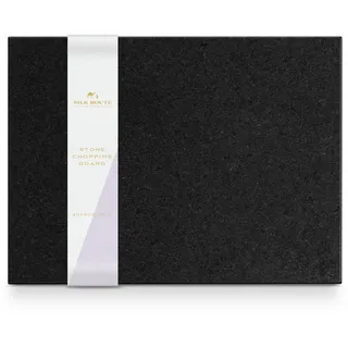 Silk Route Home Schneidebrett, Granit, 40 x 30 cm, Schwarz