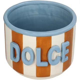Pflanzgefäß DOLCE (LBH 14,20x14,20x11,50 cm) - bunt - LBH 14,20x14,20x11,50 cm