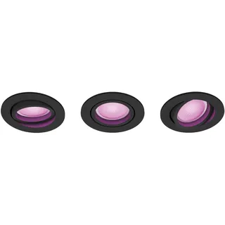 Philips Centura 3er Set GU10 schwarz