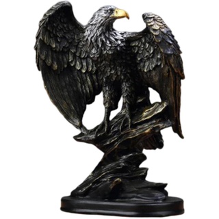 Miniatur-Skulptur Kunst Adler Statue Tier Handwerk Ornament Vogel Figur Statue für Zuhause Schreibtisch Schlafzimmer Tischdekoration