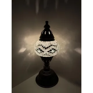 Samarkand - Lights Mosaiklampe Mosaik - Tischlampe M Stehlampe orientalische marokkanische türkische mosaik lampe/Silber