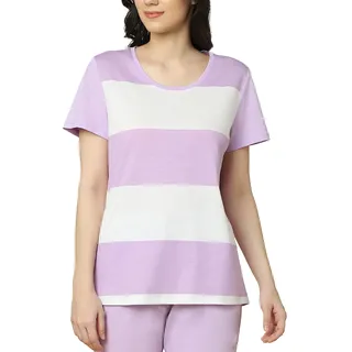 Triumph Women's Sets PK Capri X 01 Pyjamaset, Violet-Light Combination, 44 - 44