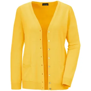 GOLDNER Uni Merino-Cardigan Gelb 52