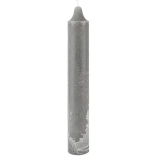 IB Laursen Dickere Rustikale Stabkerze 25 cm, Ø 3,8 cm, Höhe 25 cm, Ø 3,8 cm, grau