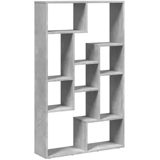 vidaXL Bücherregal 72 x 20 x 120 cm Betongrau