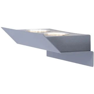 EGLO Außenleuchte Stahl 21,0 cm spritzwassergeschützt dimmbar silber