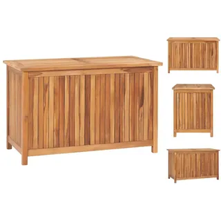 vidaXL Auflagenbox Kissenbox Auflagenbox Gartenbox 90x50x58 cm Massivholz Teak Holz braun