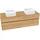 Waschbeckenunterschrank C05200RH 160 x 55 cm Kansas Oak