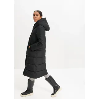 bonprix Steppmantel Schwarz M