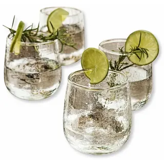 Mirabeau Glas Glas 4er Set Valters klar, Glas weiß