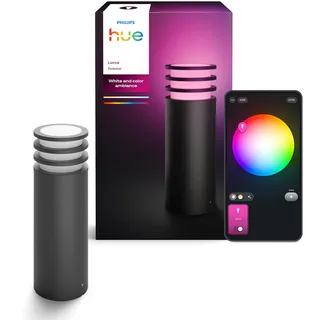 Philips Sockelleuchte LED 1100 lm spritzwassergeschützt IP44 1x A60 schwarz