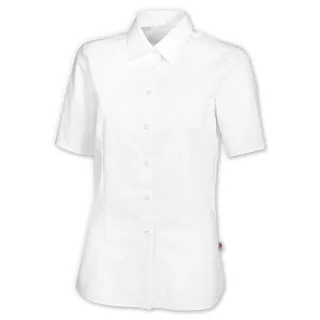BP 1562-682-21-46 Frauenbluse 1/2 Ärmel, 1/2 Ärmel mit Hemdblusenkragen, 125,00 g/m2 Stoffmischung mit Stretch, weiß,