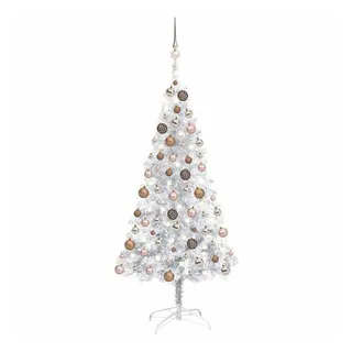 vidaXL Künstlicher Weihnachtsbaum Silber 120 cm